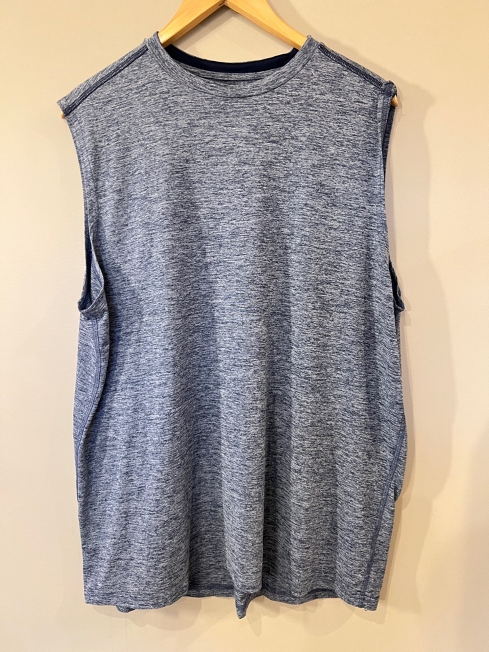 Champion Heathered Blue Men’s Sleeveless Tank Top